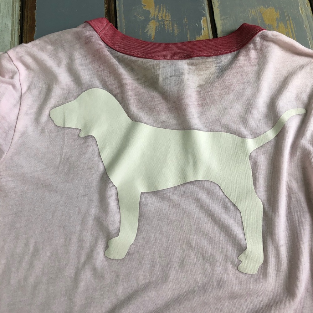 2 VS Pink Ringer Tee Bundle - Picture 5 of 5